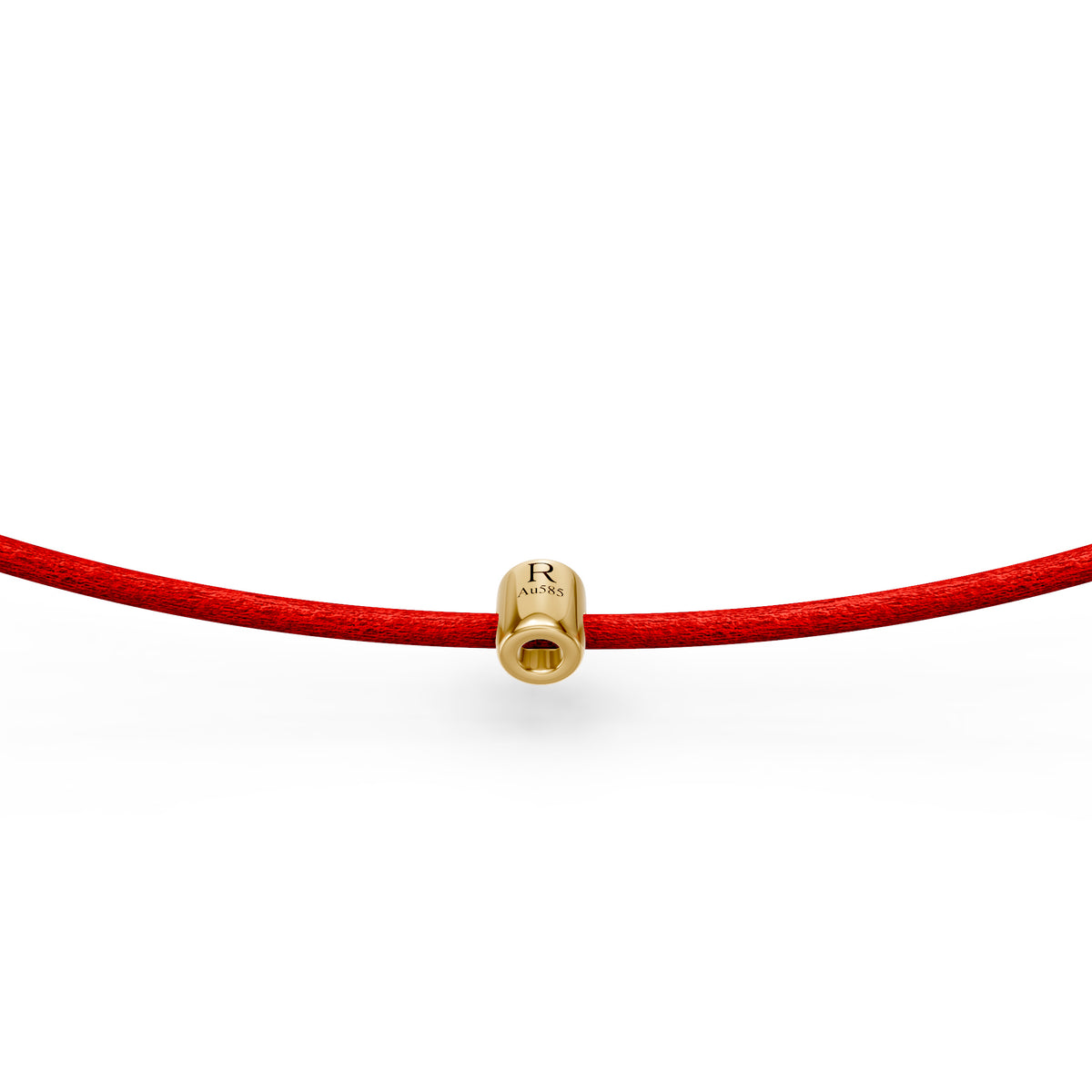 String Bracelet with Diamond in Yellow Gold