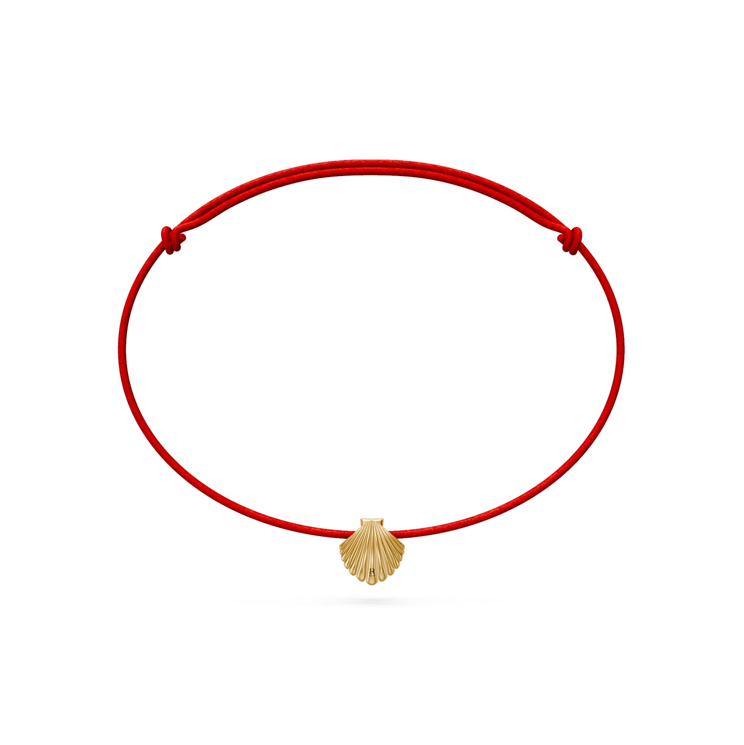 String Bracelet With Diamond in Yellow Gold