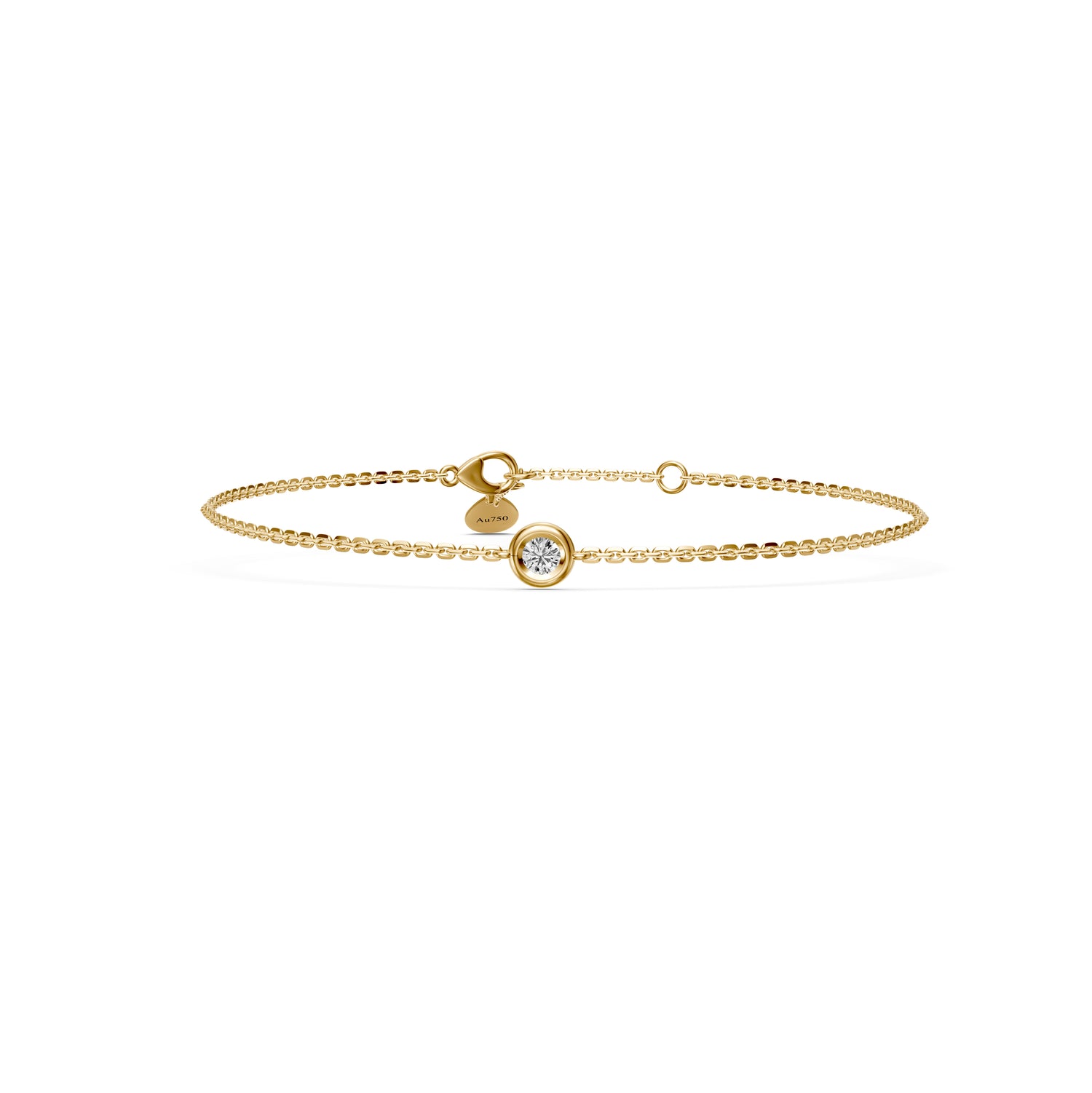 Diamond Bracelet in Yellow Gold