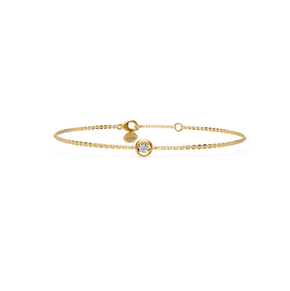 Diamond Bracelet in Yellow Gold