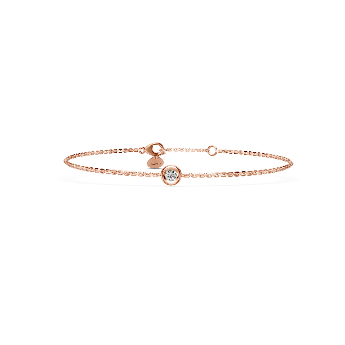 Diamond Bracelet in Rose Gold