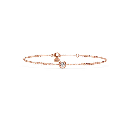 Diamond Bracelet in Rose Gold
