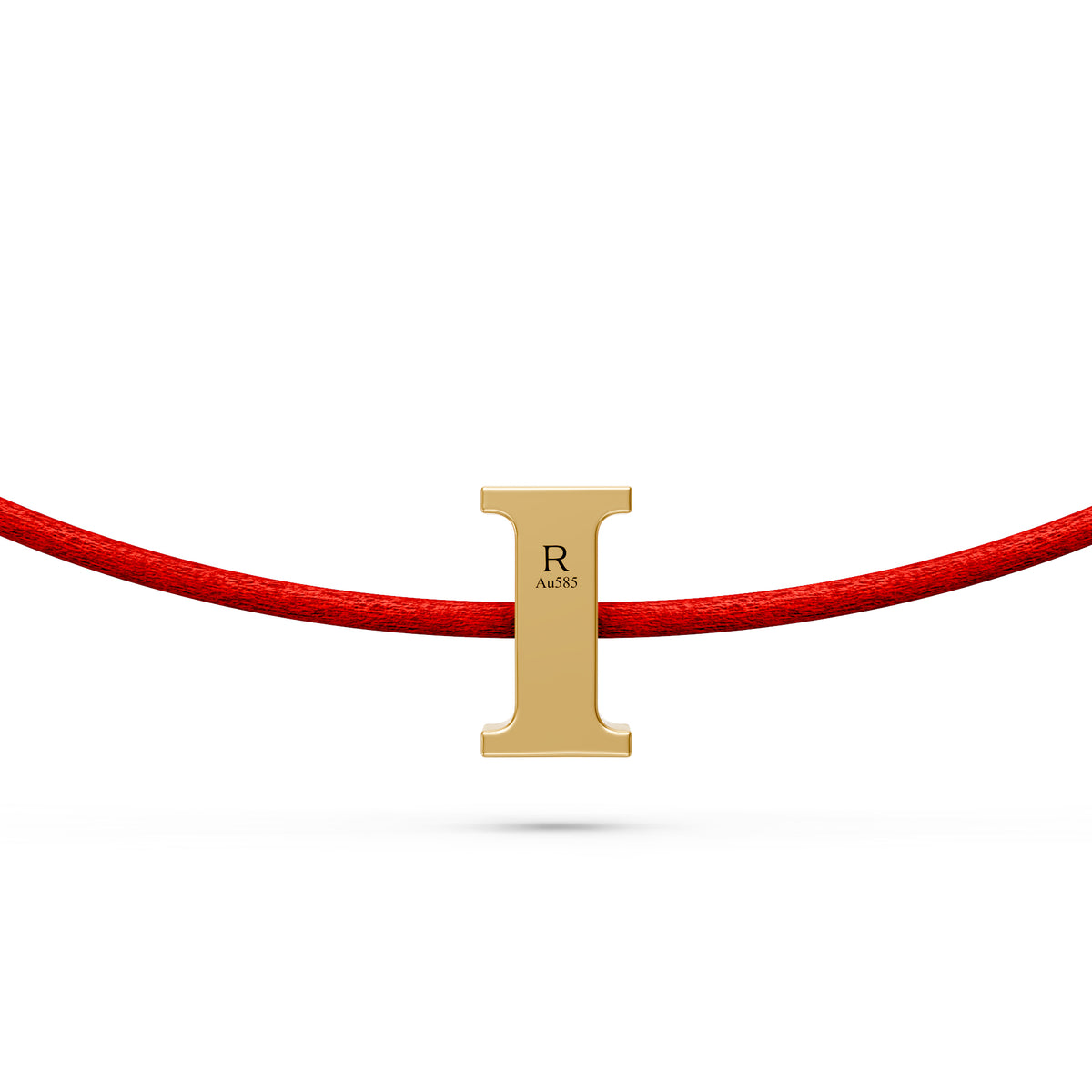 String bracelet with Diamond in Yellow Gold