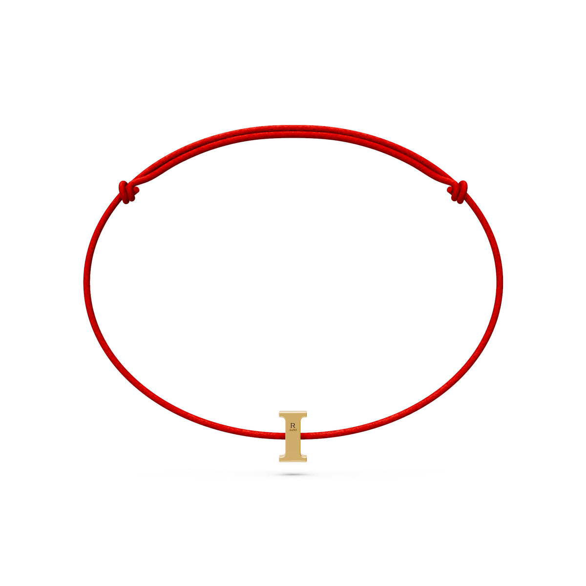 String bracelet with Diamond in Yellow Gold