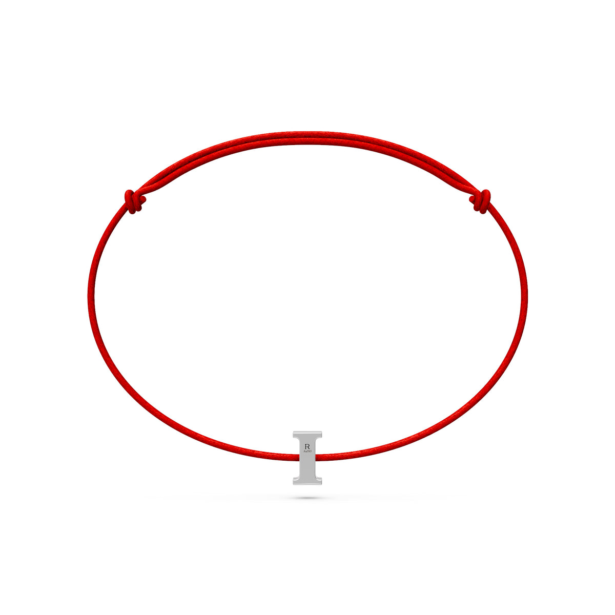 String bracelet with Diamond in White Gold