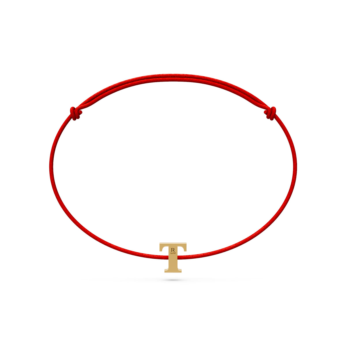 String bracelet with Diamond in Yellow Gold