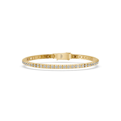 Diamond Tennis Bracelet in Yellow Gold