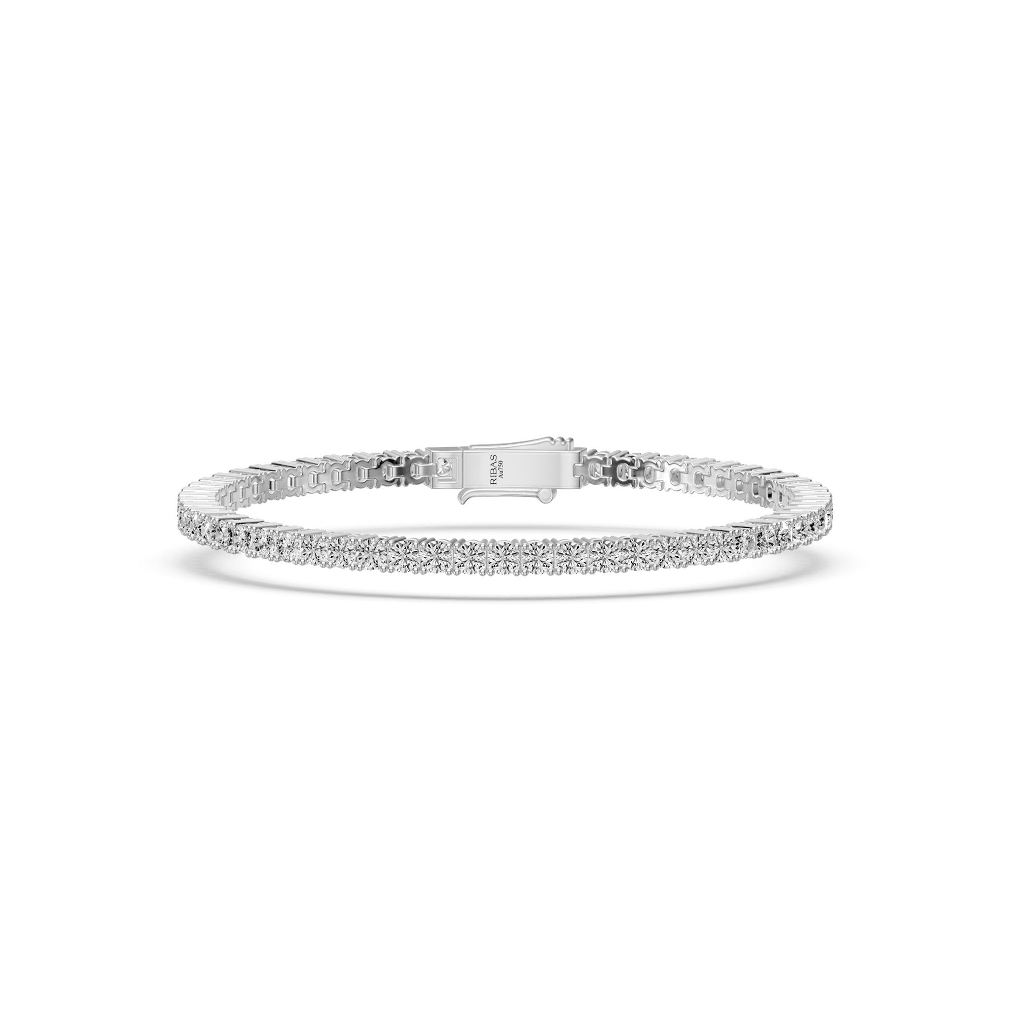 Diamond Tennis Bracelet in White Gold