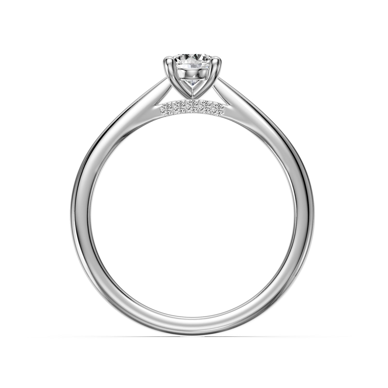 Diamond Ring in White Gold