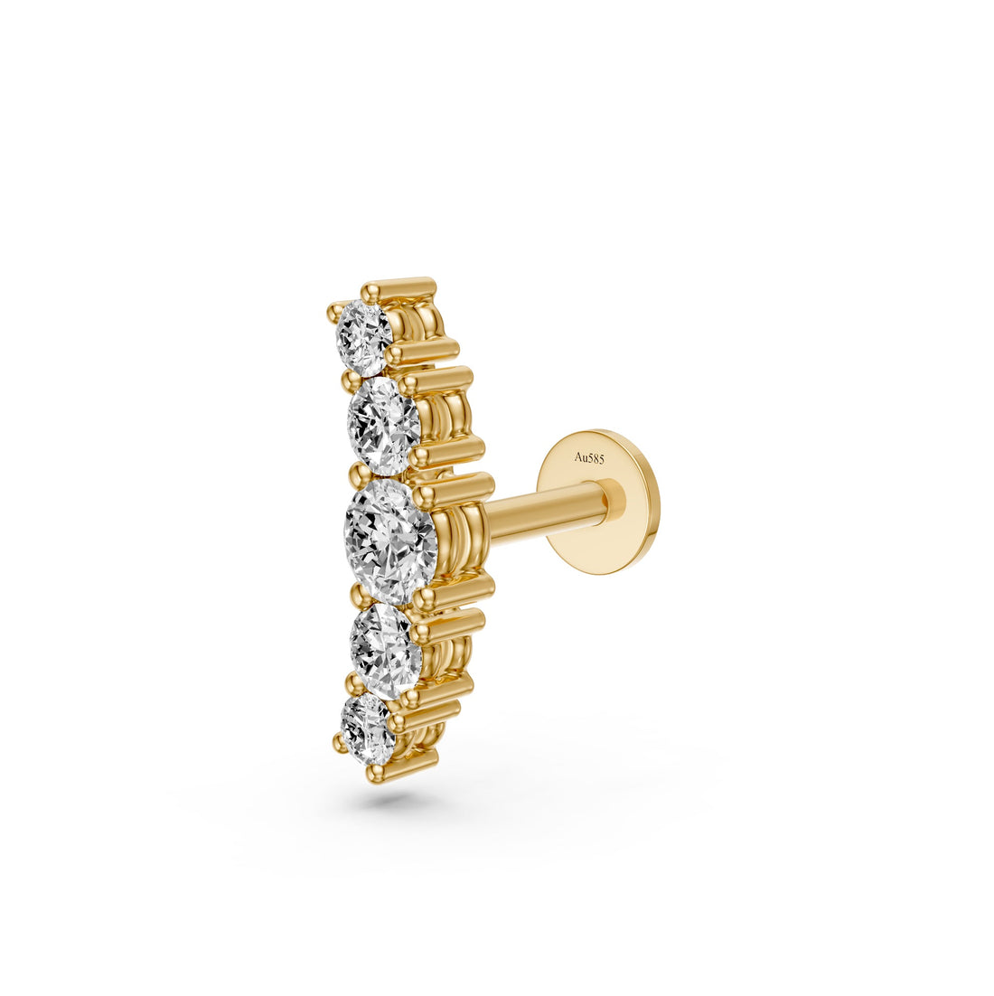 Piercing in Yellow Gold