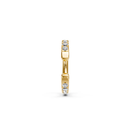 Sapphire Cuff Earring in Yellow Gold
