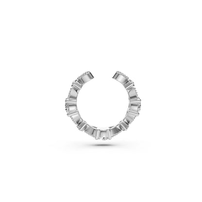 Diamond Cuff in White Gold