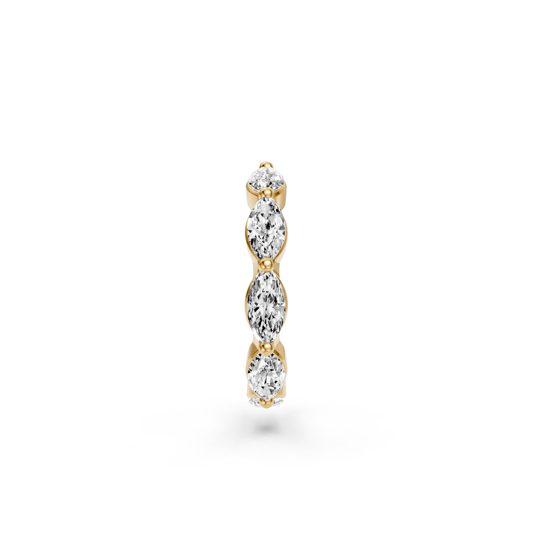 Diamond Cuff Earring in Yellow Gold