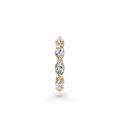 Diamond Cuff Earring in Yellow Gold