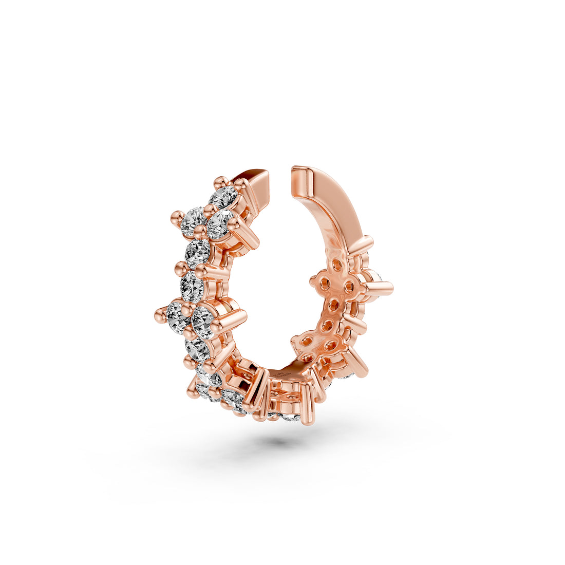 Diamond Cuff in Rose Gold