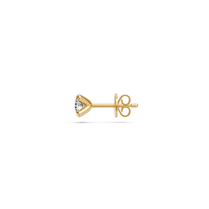Diamond Stud Earrings in Yellow Gold