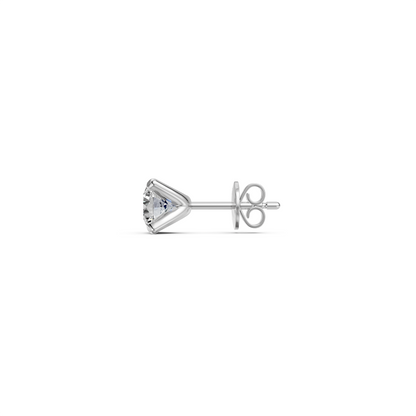 Diamond Stud Earrings in White Gold