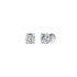 Diamond Stud Earrings in White Gold