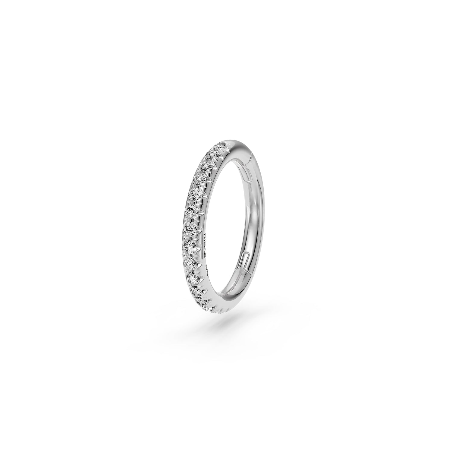Piercing in White Gold with Diamonds
