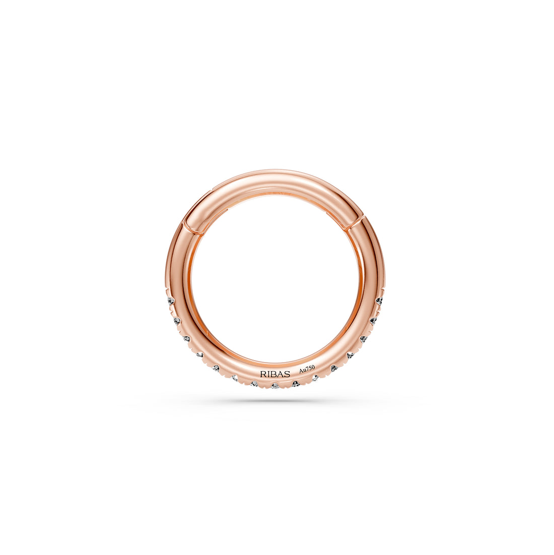 Diamond Piercing in Rose Gold