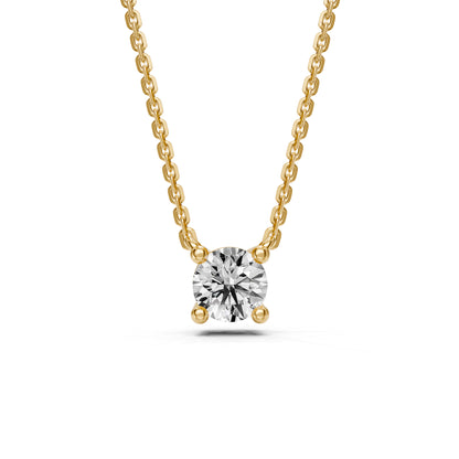Diamond Necklace in Yellow Gold