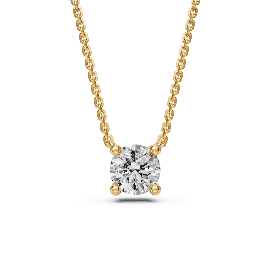 Diamond Necklace in Yellow Gold