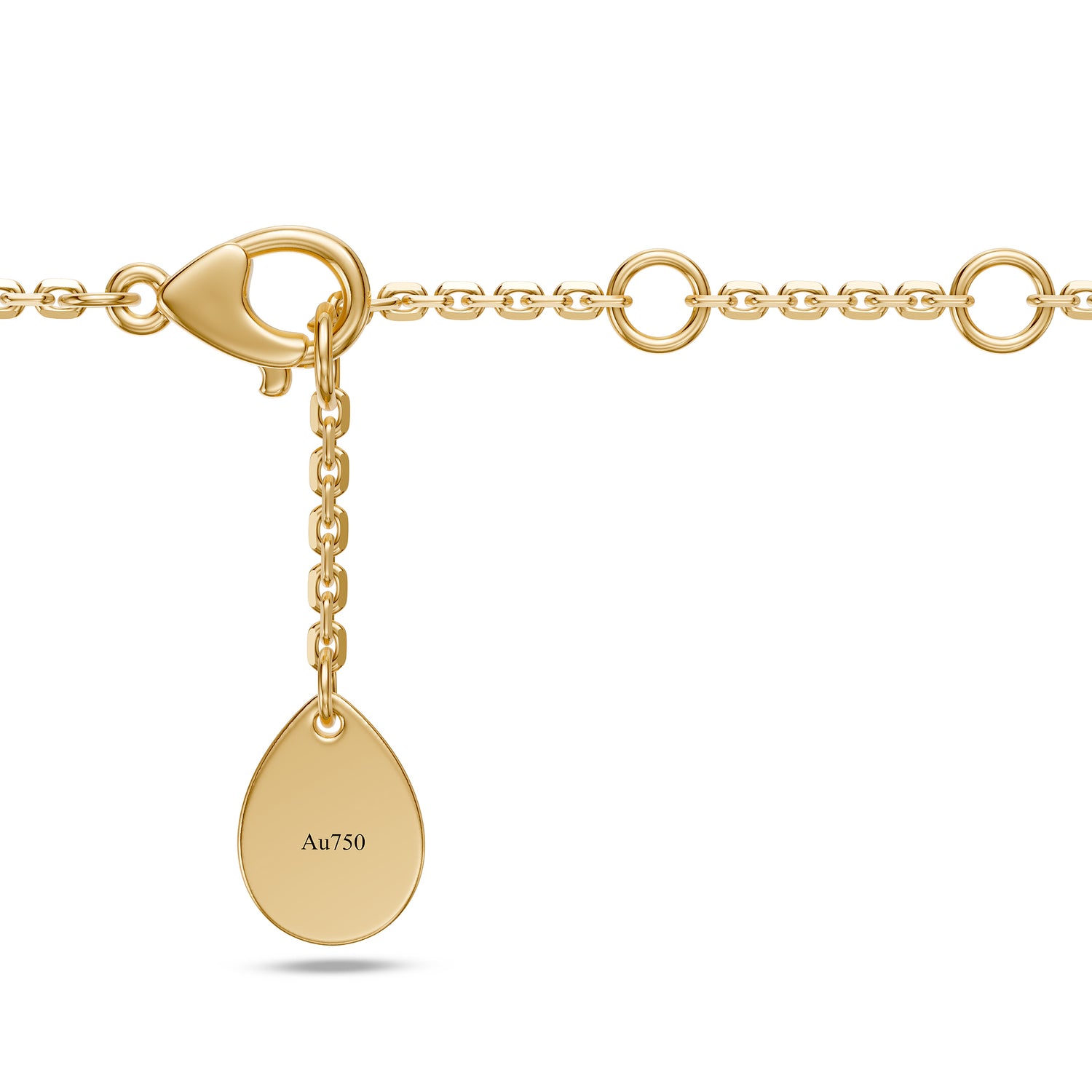 Diamond Necklace in Yellow Gold