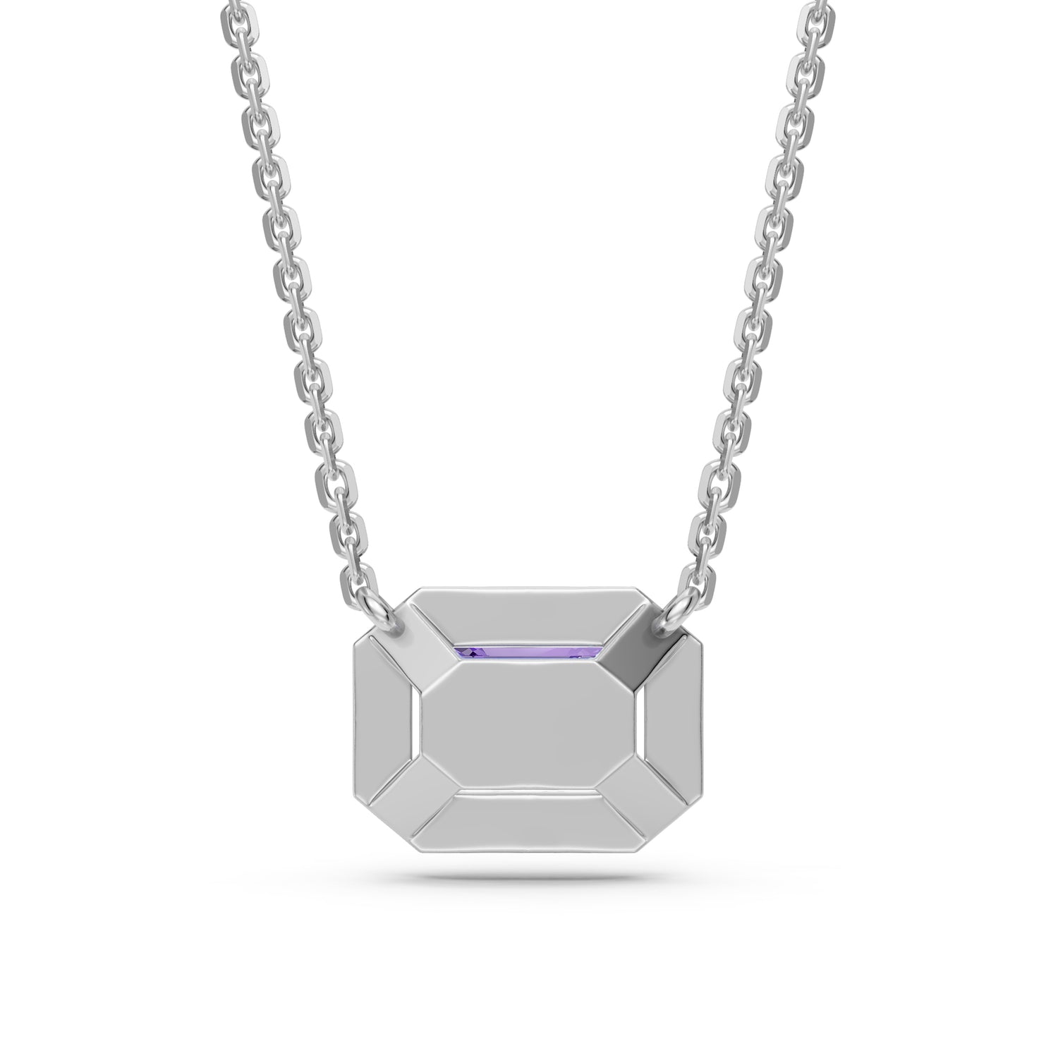 Diamond Necklace in White Gold