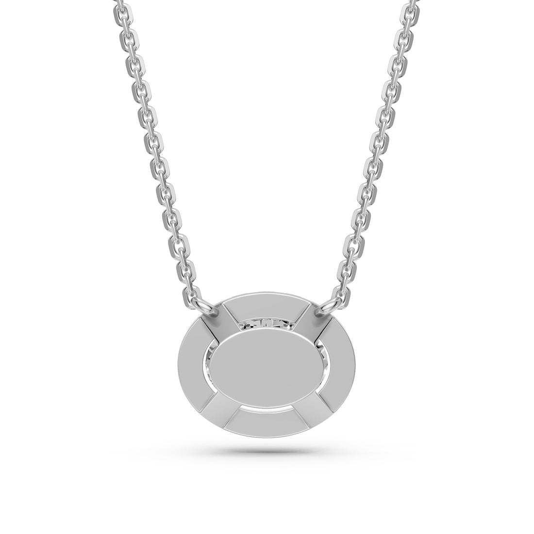 Diamond Necklace in White Gold