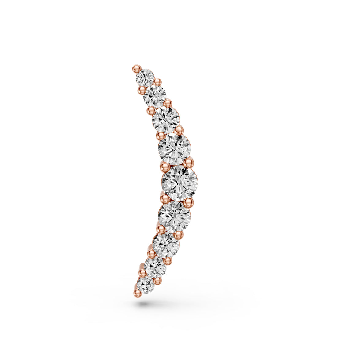 Diamond Piercing in Rose Gold