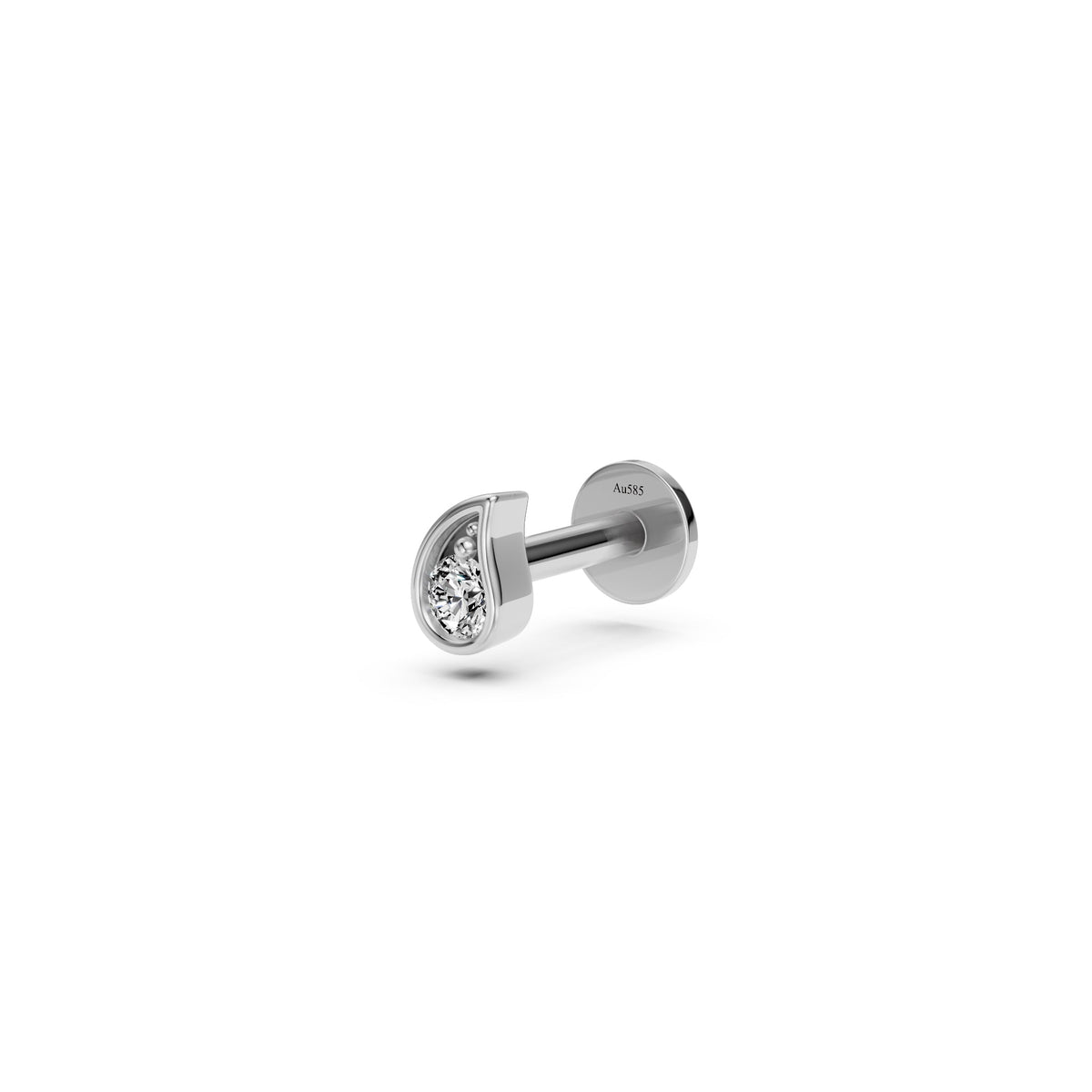 Balto aukso auskaras