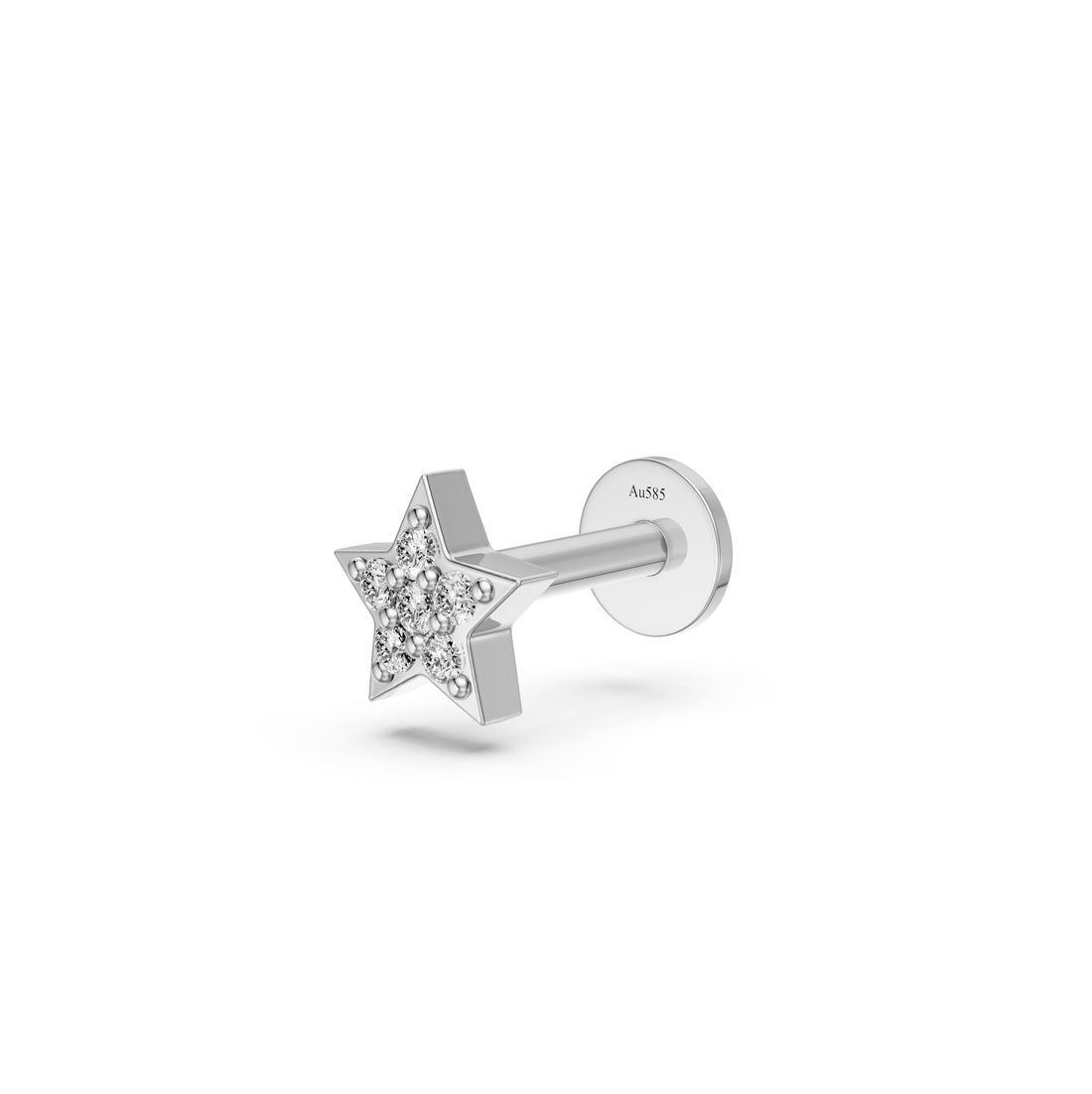 Balto aukso auskaras