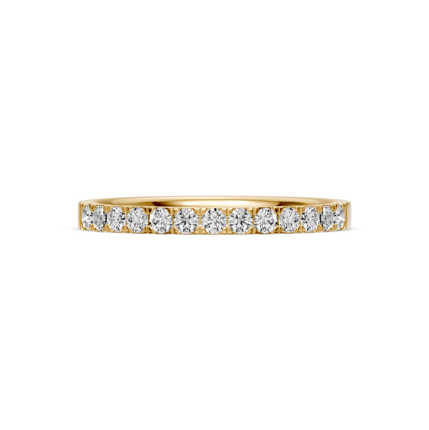 Diamond Band Ring in Yellow Gold