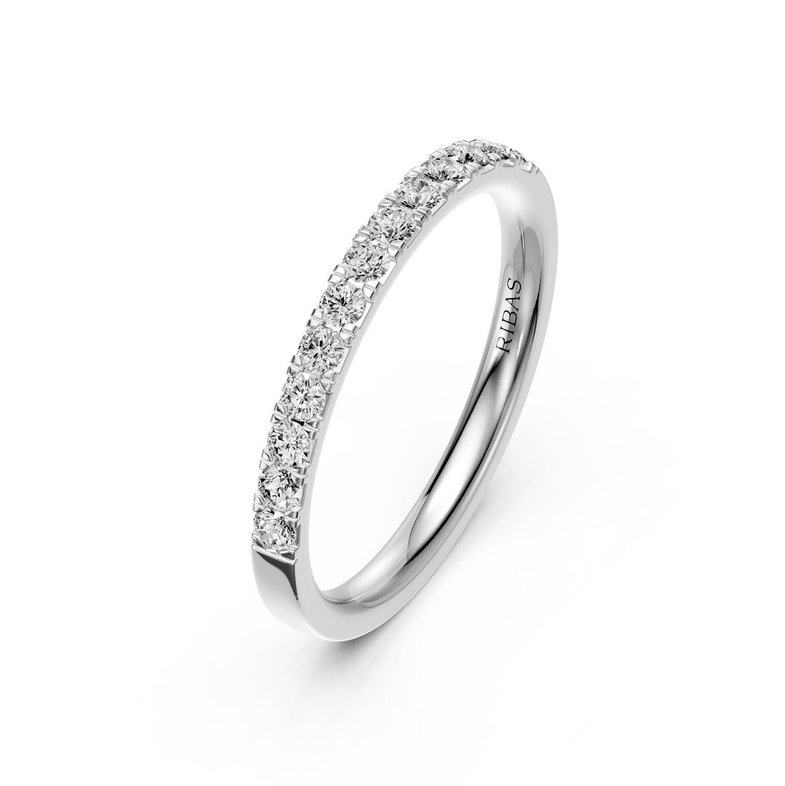 Diamond Ring in White Gold