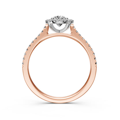 Diamond Ring in Rose Gold