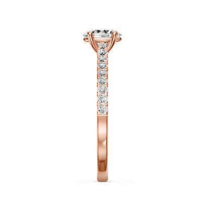Diamond Ring in Rose Gold