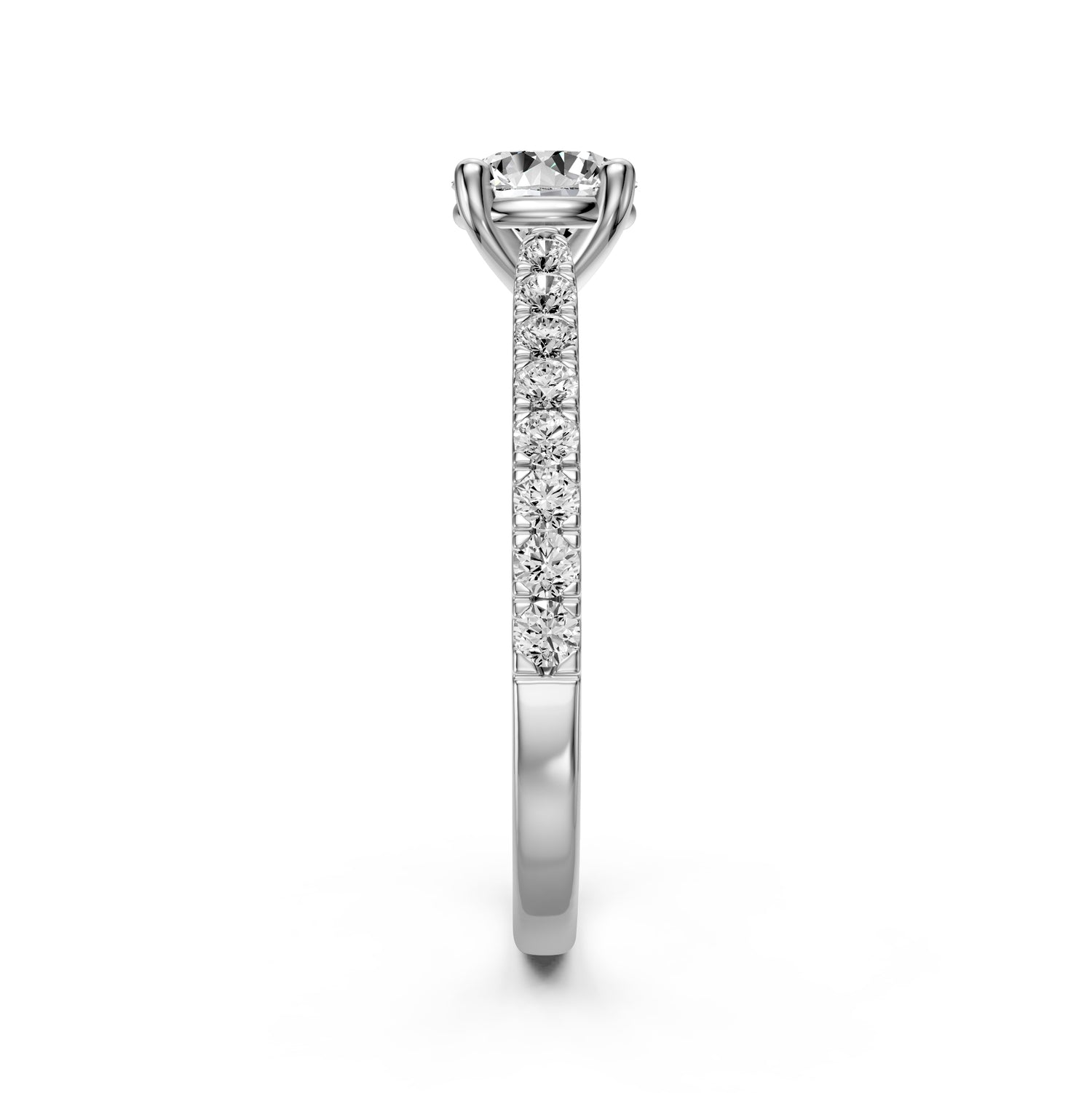 Diamond Ring in White Gold