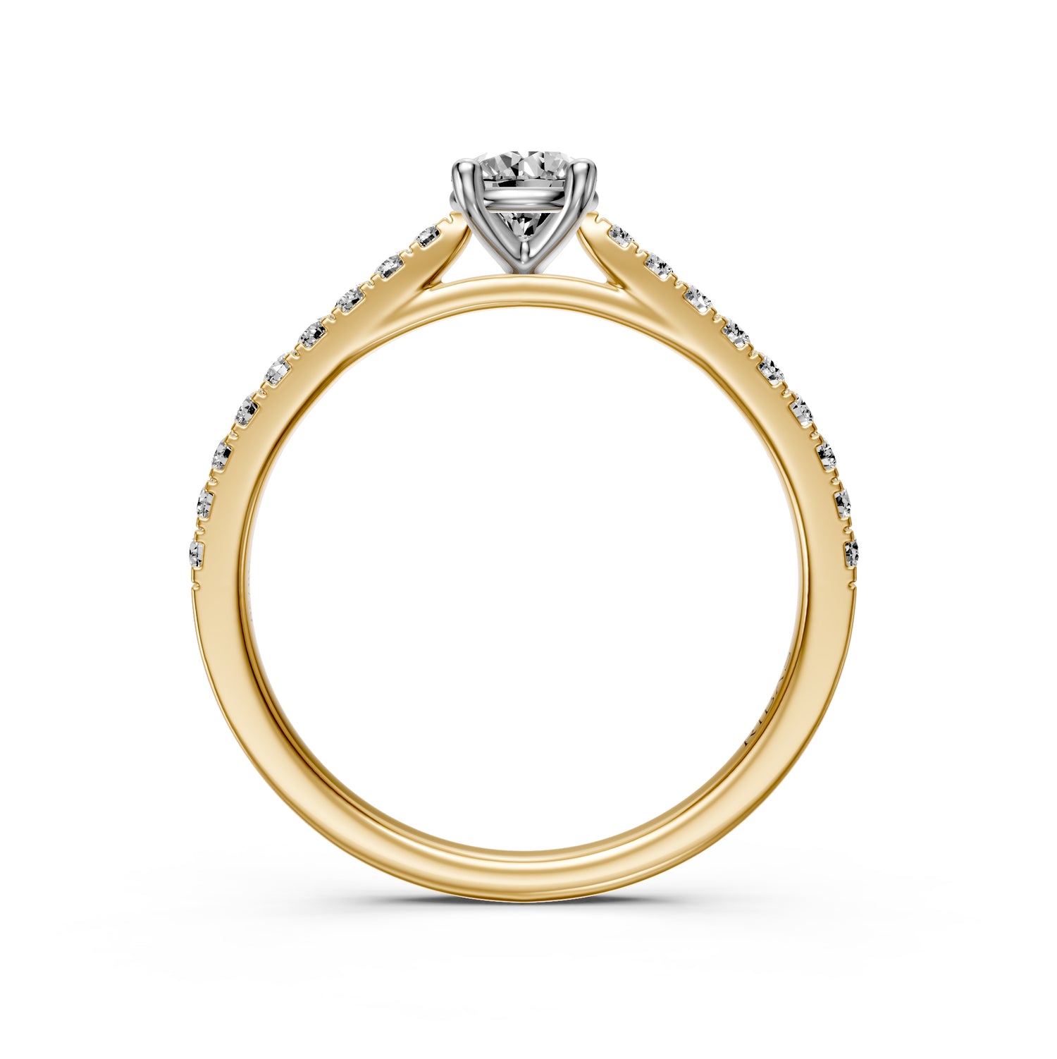 Diamond Ring in Yellow Gold