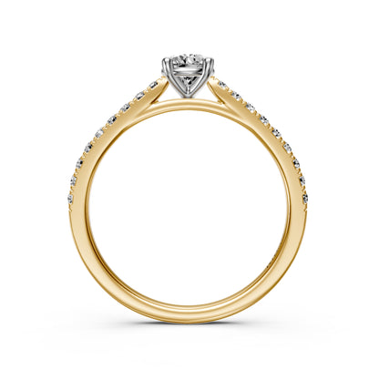 Diamond Ring in Yellow Gold