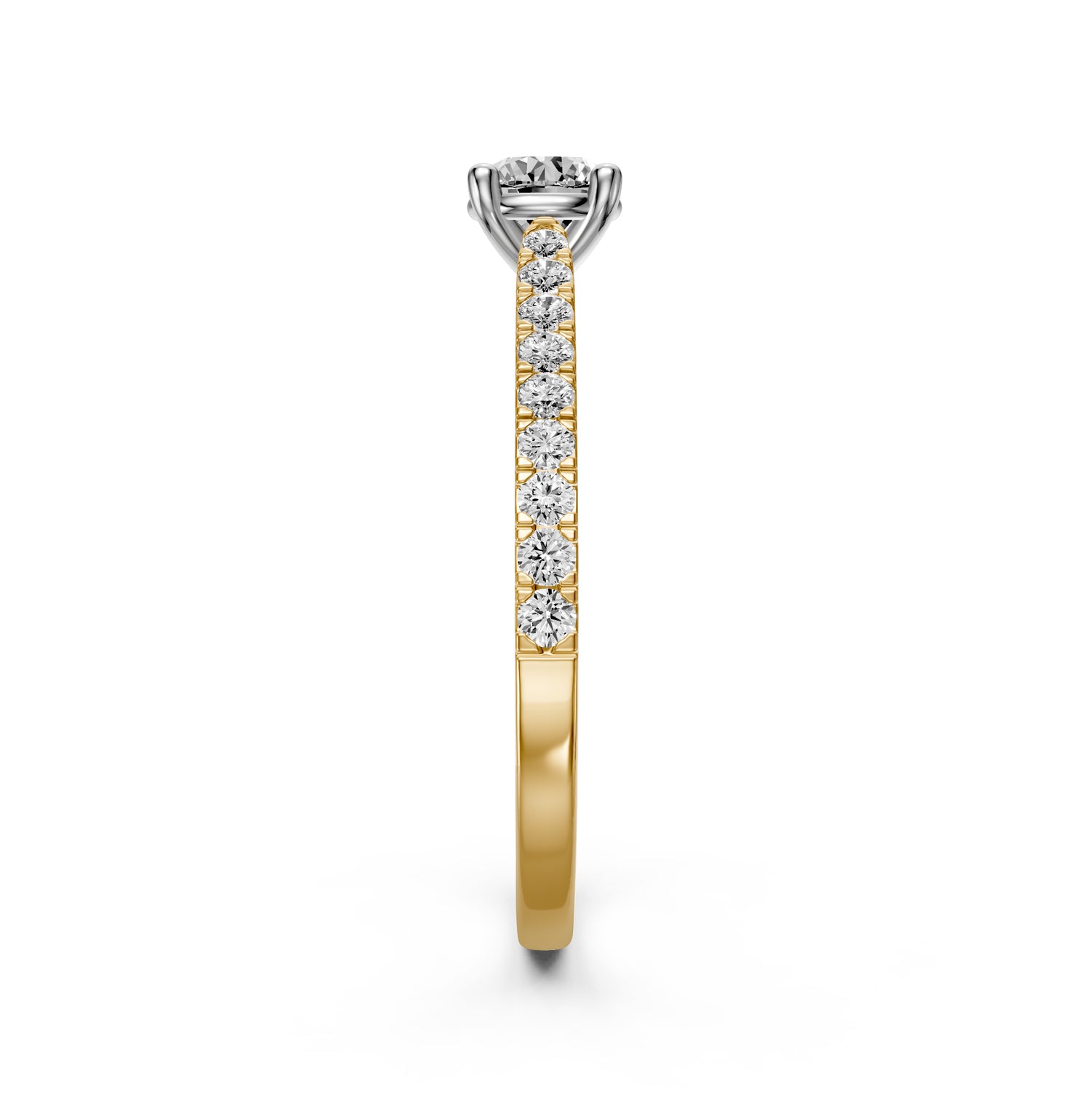Diamond Ring in Yellow Gold