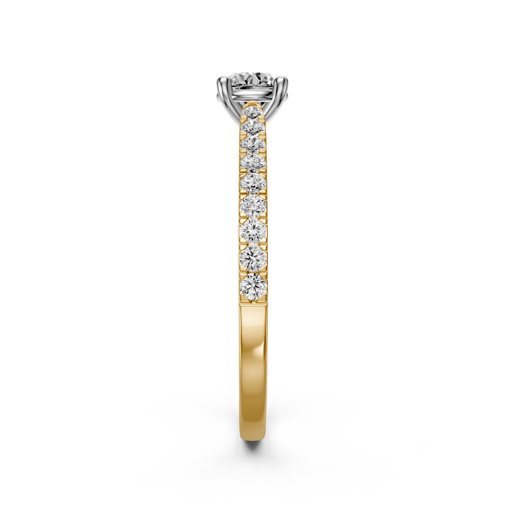 Diamond Ring in Yellow Gold