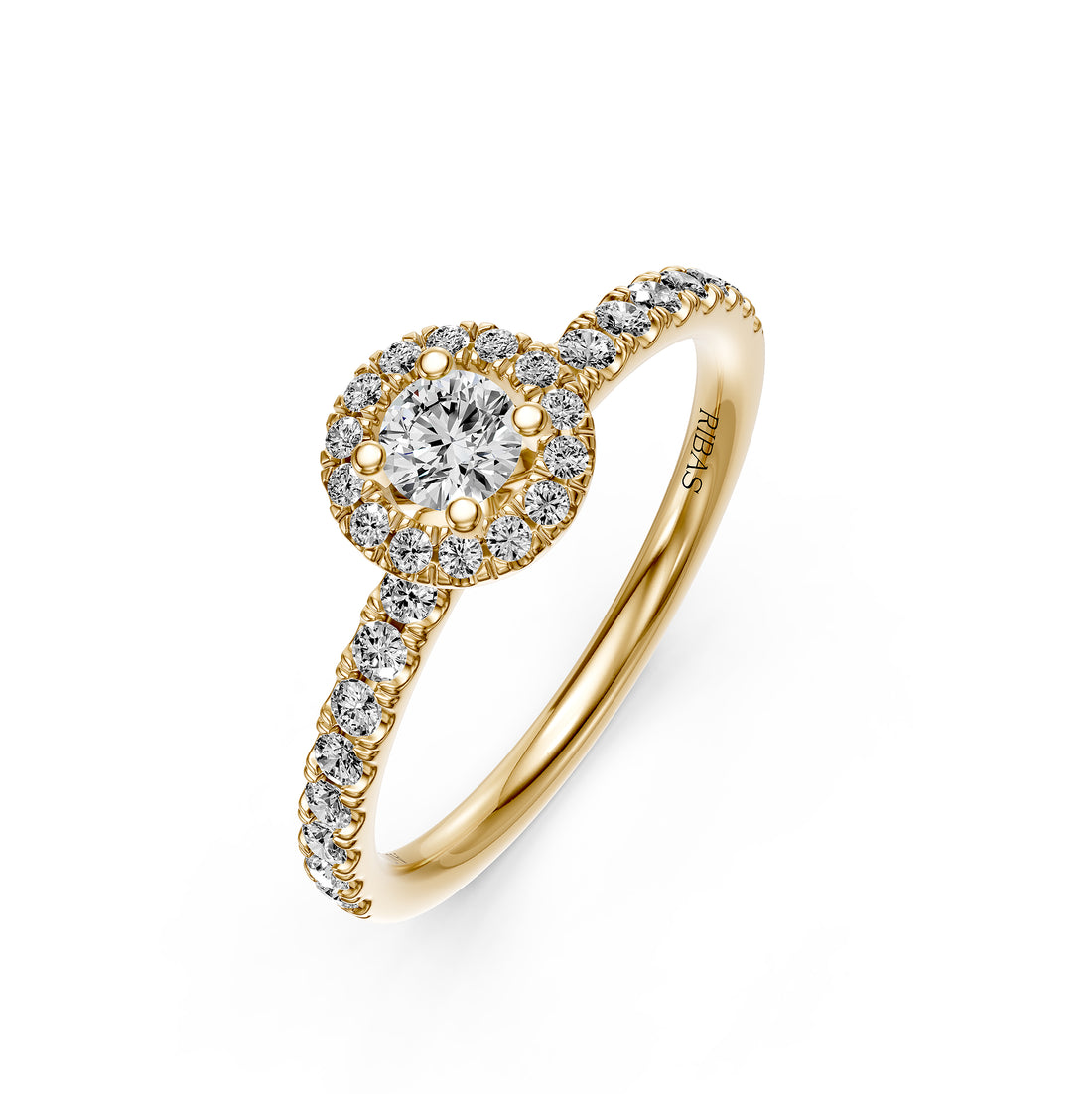 Diamond Ring in Yellow Gold