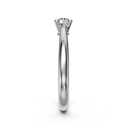Diamond Ring in White Gold