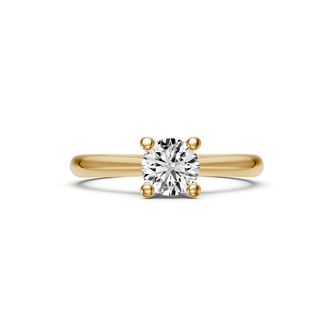 Diamond Ring in Yellow Gold