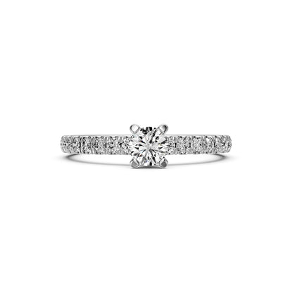 Diamond Ring in White Gold