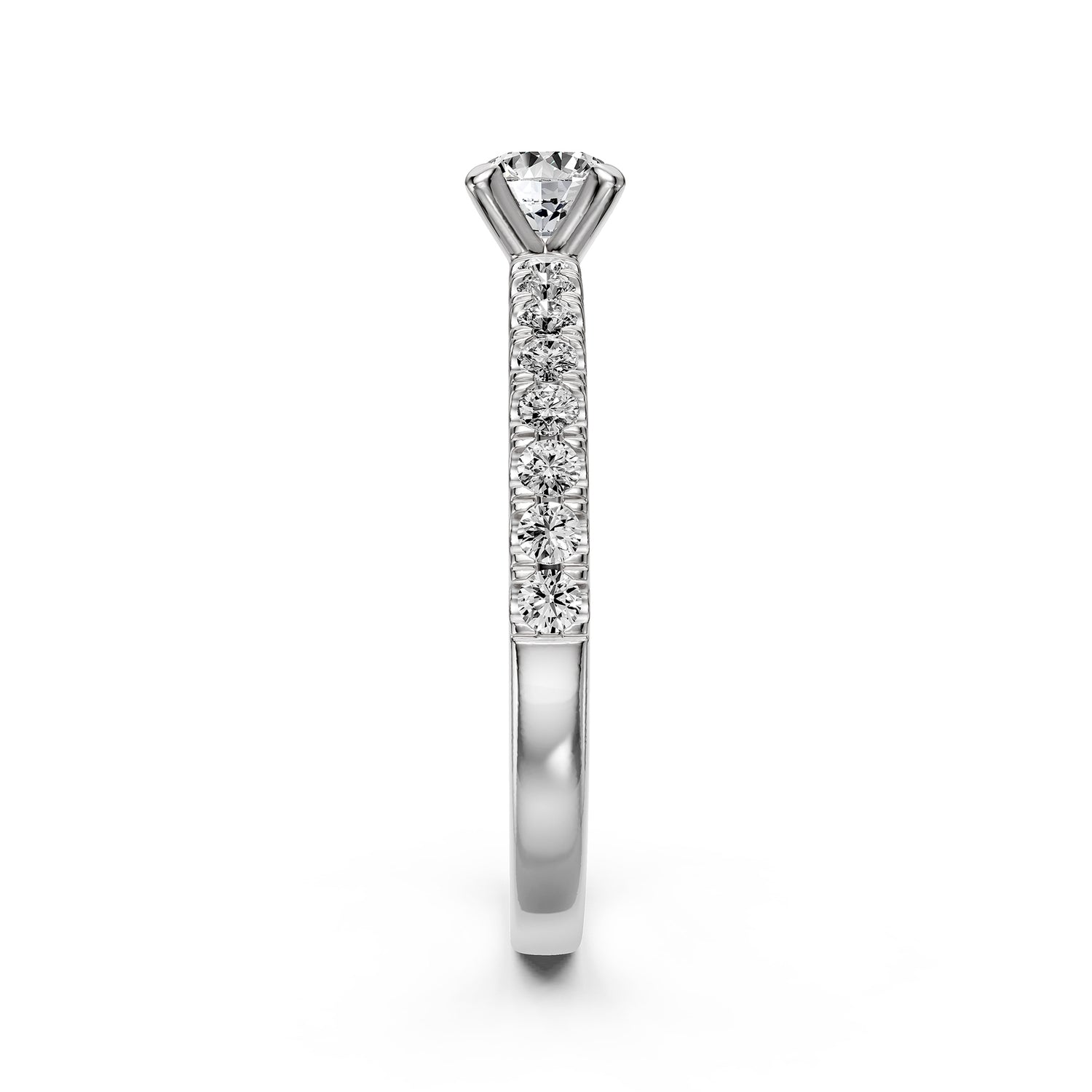 Diamond Ring in White Gold