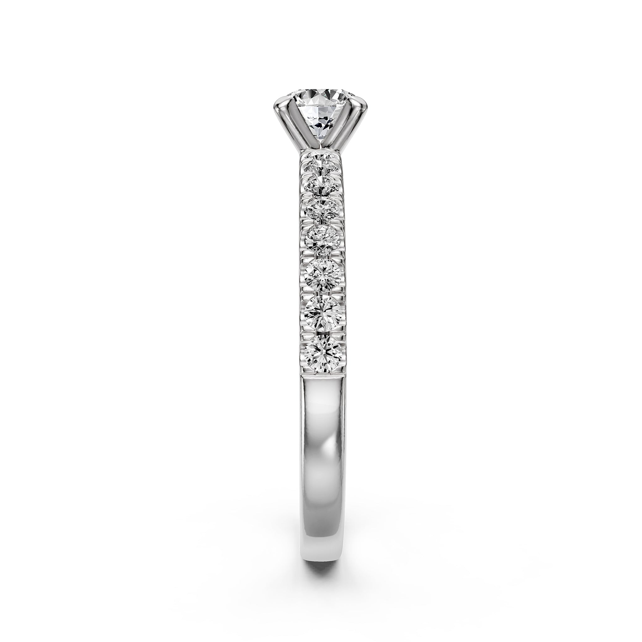 Diamond Ring in White Gold