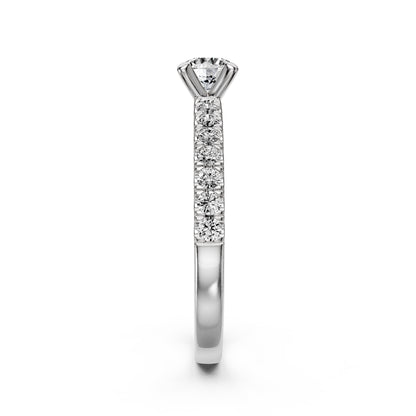 Diamond Ring in White Gold