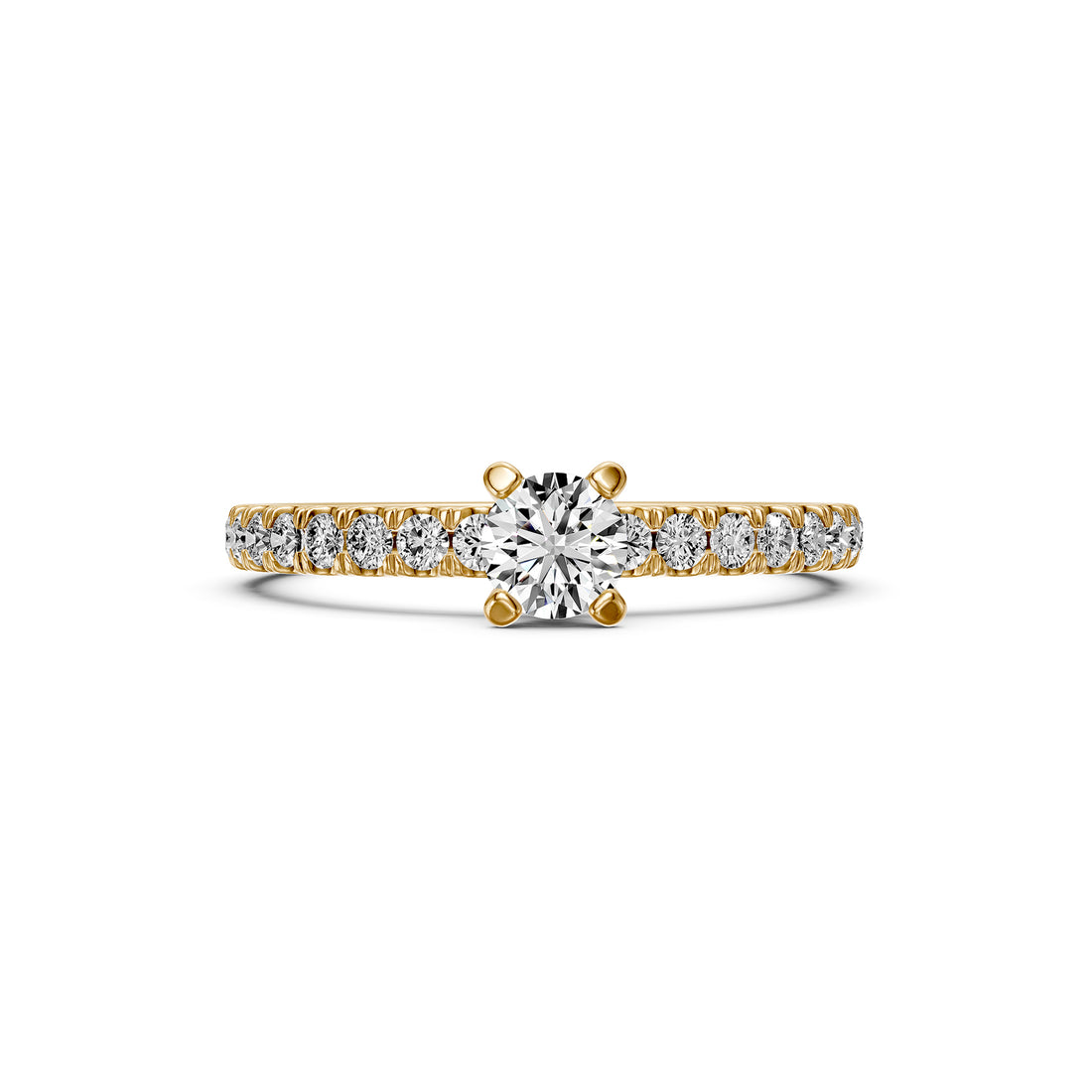 Diamond Ring in Yellow Gold