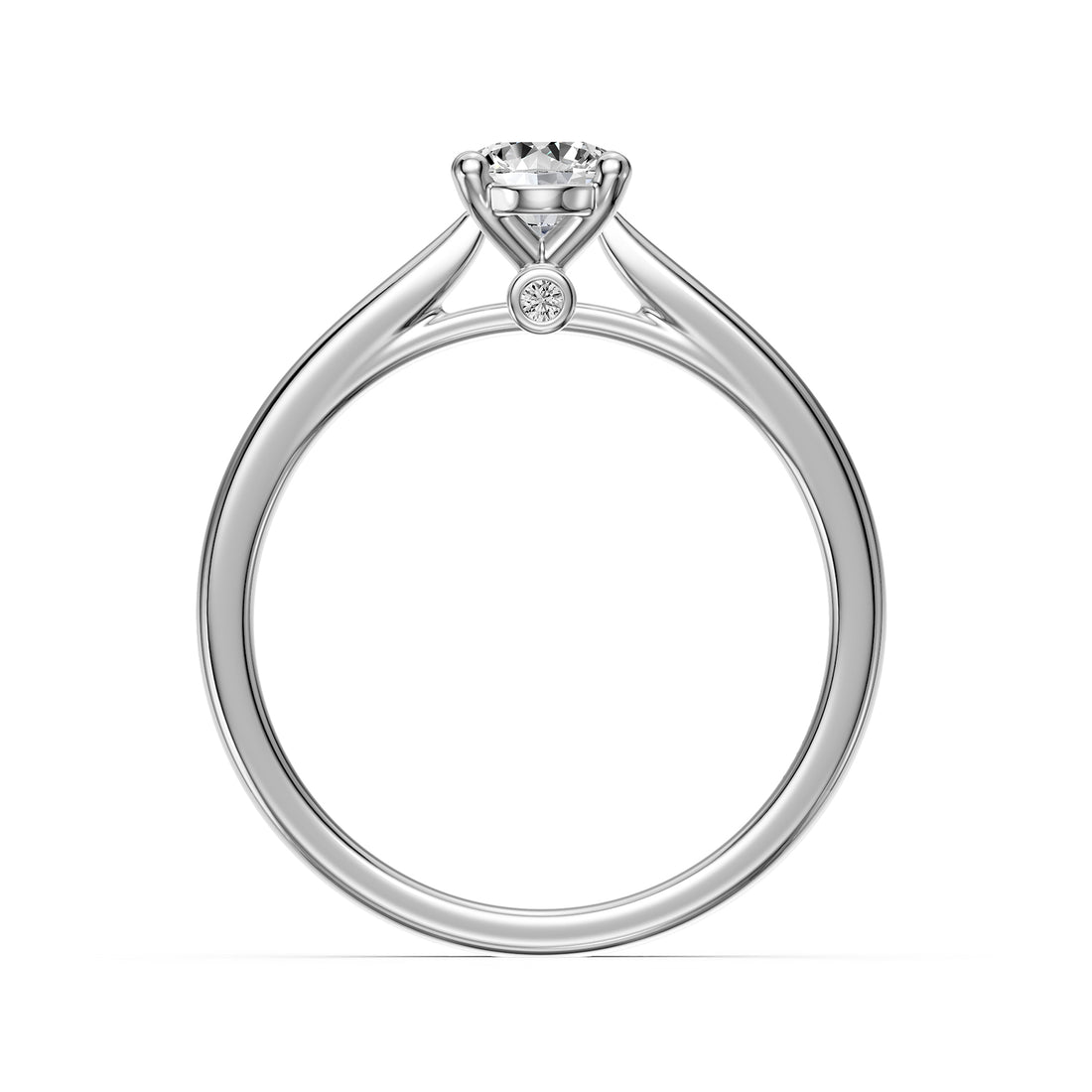 Diamond Ring in White Gold